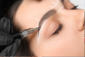 Semi permanent eyebrows