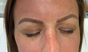 Semi Permanent Eyebrows — after