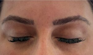 Semi Permanent Eyebrows — after